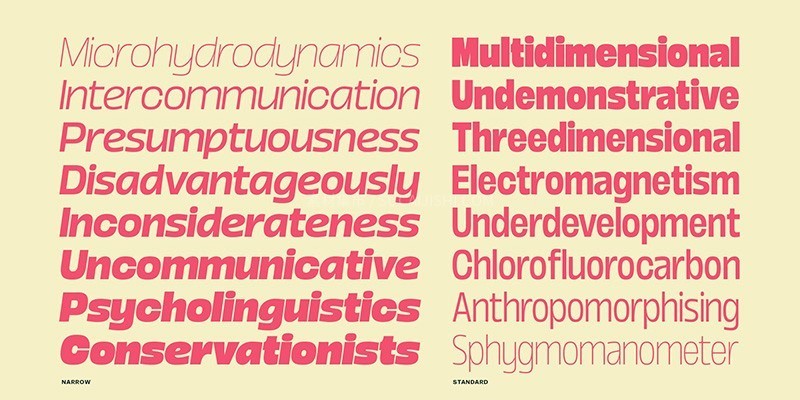 Boom Sans厚重英文标题字体完整版